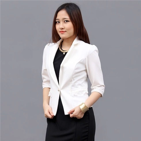 Áo khoác vest nữ duyên dáng ấm áp năm 2017