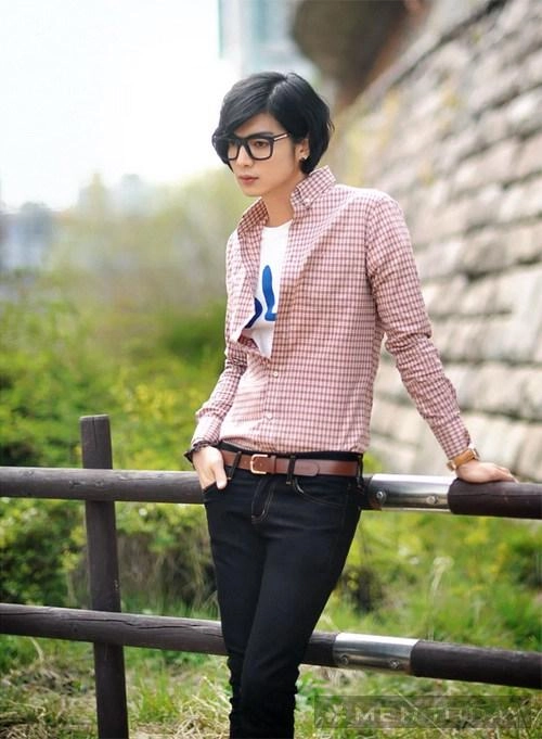 Áo sơ mi kẻ caro nổi bật cho chàng cá tính