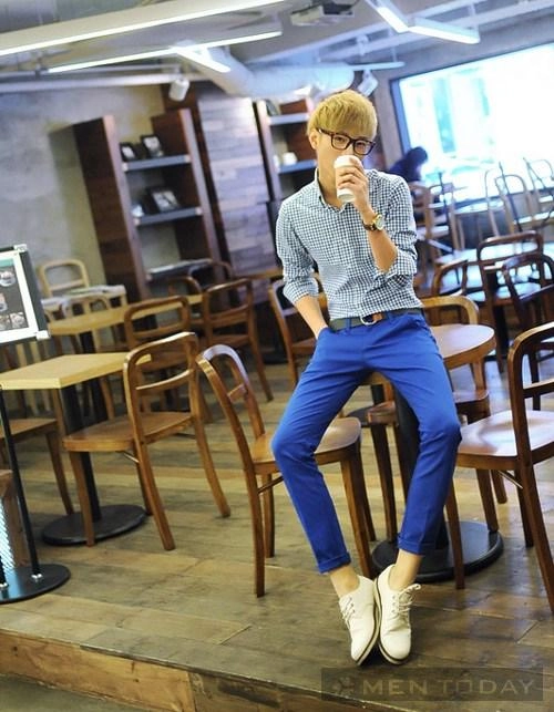 Áo sơ mi kẻ caro nổi bật cho chàng cá tính