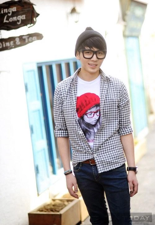 Áo sơ mi kẻ caro nổi bật cho chàng cá tính