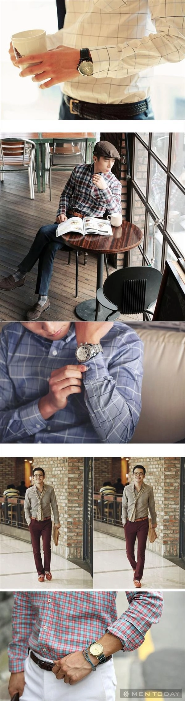 Cách diện sơ mi ca rô trẻ trung đa phong cách