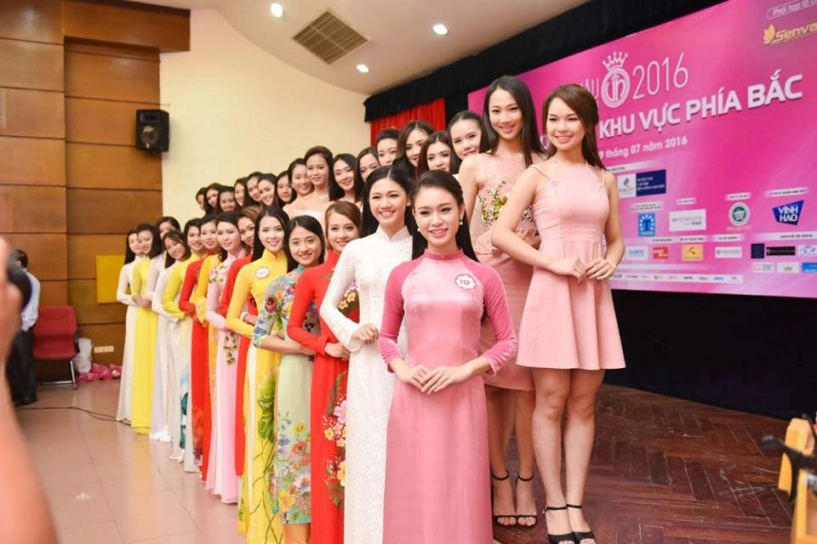 Em gái cao 1m80 của á hậu trà my đi thi hoa hậu vn