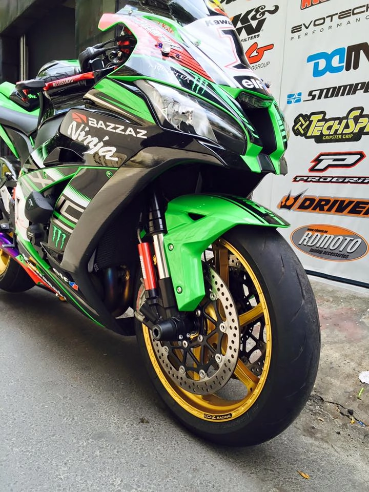 Hàng khủng zx10r 2016 đầu tiên lên mâm oz racing tại việt nam