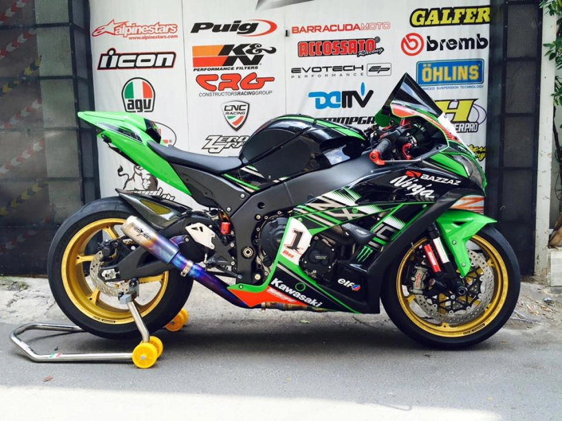 Hàng khủng zx10r 2016 đầu tiên lên mâm oz racing tại việt nam