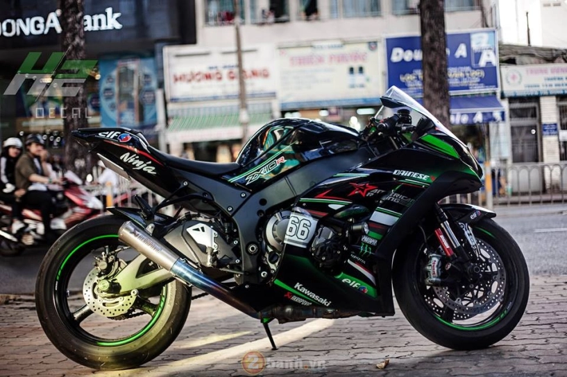 Kawasaki zx10r thế hệ mới trong bộ áo wsbk