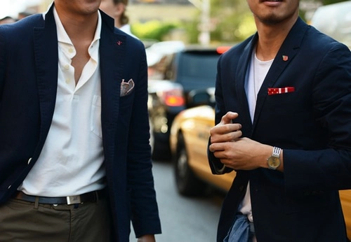 Phối áo khoác nam đẹp cho chàng nấm lùn