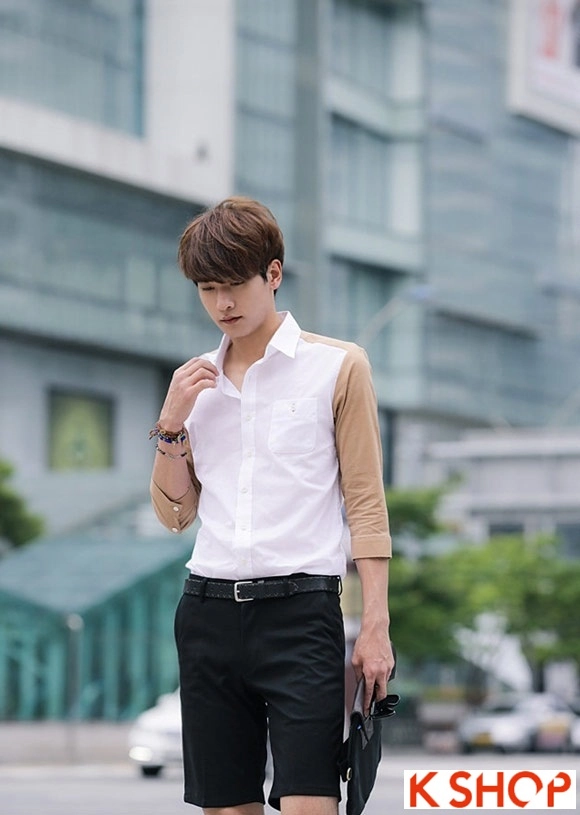 Sang trọng giản dị với áo sơ mi nam phong cách hàn quốc