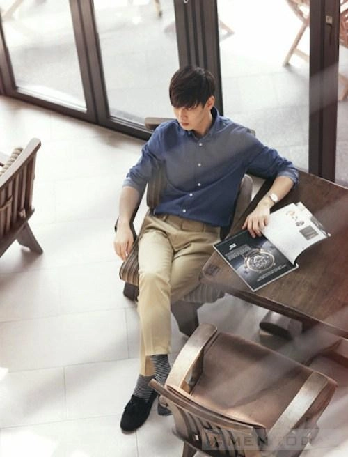 Sơ mi denim phong cách sang trọng lịch lãm cho chàng