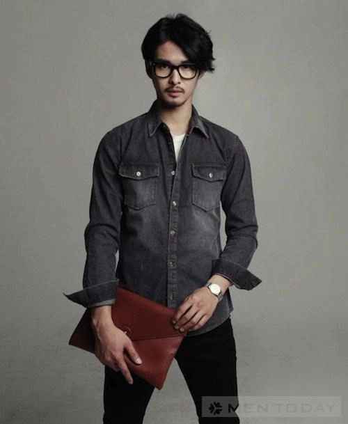 Sơ mi denim phong cách sang trọng lịch lãm cho chàng