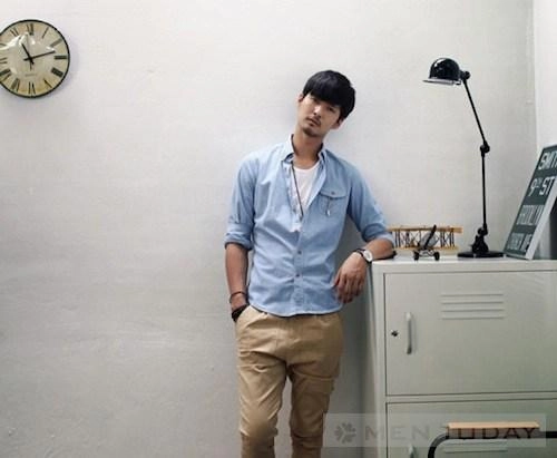 Sơ mi denim phong cách sang trọng lịch lãm cho chàng