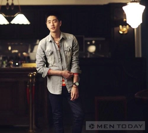Sơ mi denim phong cách sang trọng lịch lãm cho chàng