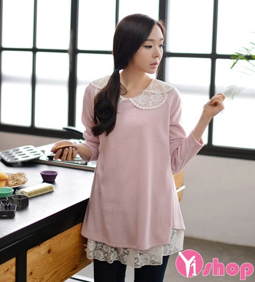 Áo sơ mi nữ không cổ dài tay thích hợp với môi trường công sở