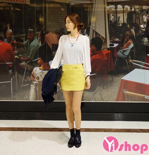 Áo sơ mi nữ không cổ dài tay thích hợp với môi trường công sở