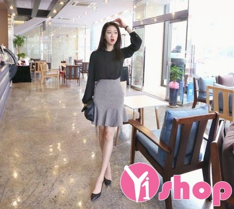 Áo sơ mi nữ tay bồng đẹp cho bạn gái dạo phố hè 2017