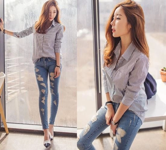 Những mẫu áo sơ mi nữ công sở trẻ trung thanh lịch