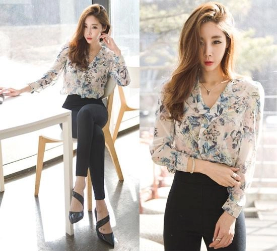 Những mẫu áo sơ mi nữ công sở trẻ trung thanh lịch