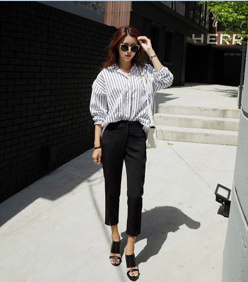 Sơ mi hot nhất hè từ tủ đồ bạn trai cho nàng