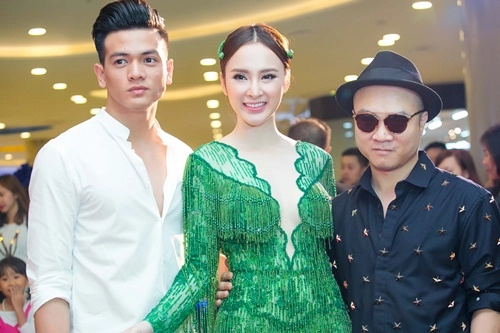Angela phương trinh xẻ trước hở sau nổi bật trên thảm đỏ