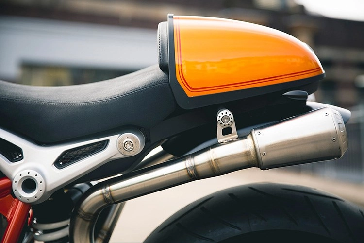 Bmw r nine t nổi bật với bản độ xe đua cafe racer cổ điển