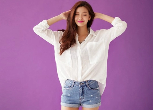 Chọn đồ lót để ghi điểm 10 với áo sơ mi trắng