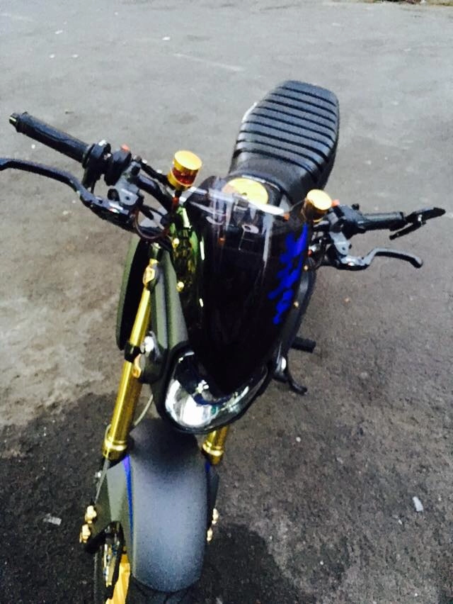 Honda msx 125 con xe nake bike mini nhỏ gọn độc đáo