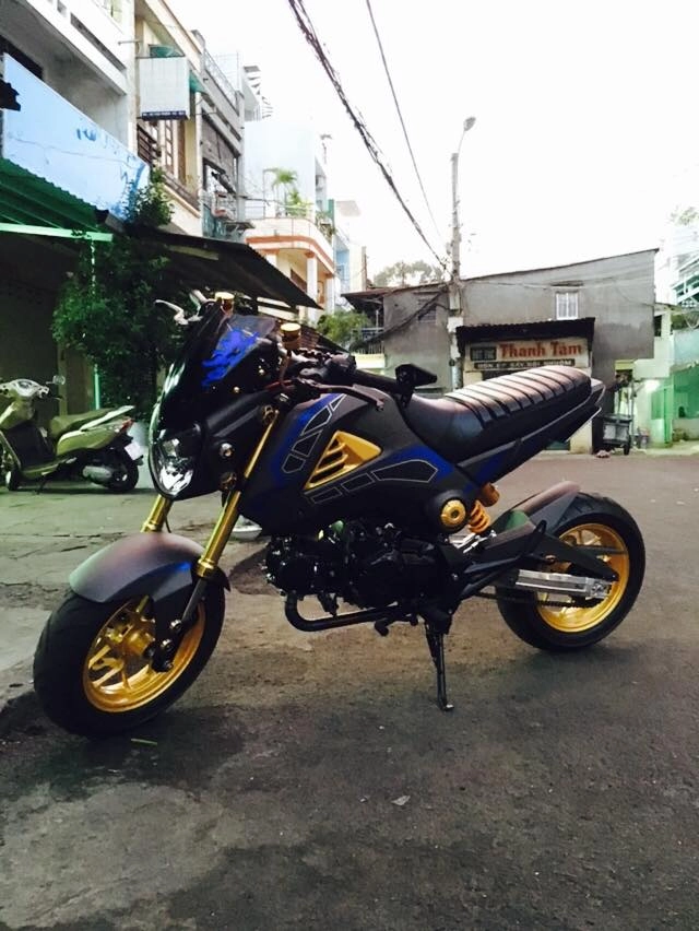 Honda msx 125 con xe nake bike mini nhỏ gọn độc đáo