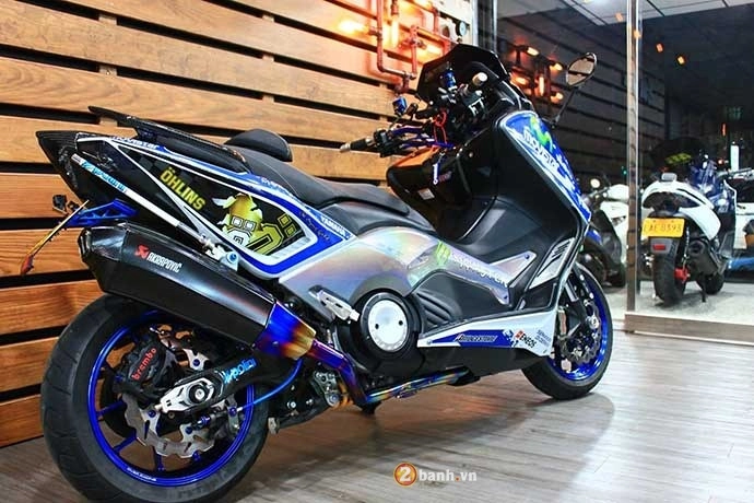 Yamaha tmax phiên bản movistar đầy chất lừ và phong cách