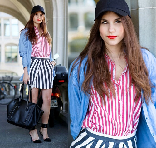 Bí quyết chống nắng cùng sơ mi denim cực chất