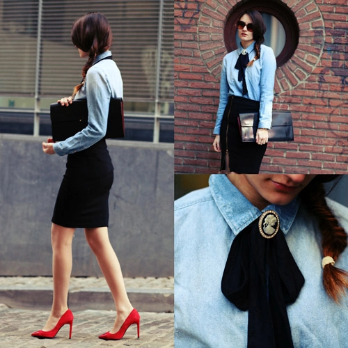 Bí quyết chống nắng cùng sơ mi denim cực chất