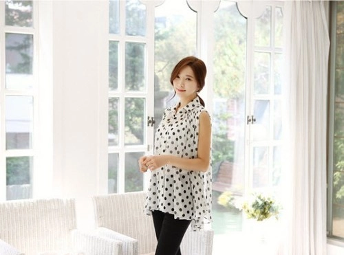 Bí quyết mặt áo sơ mi đẹp làm nhỏ vòng 2 của chị em