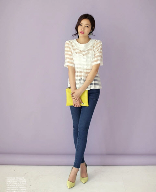 Cuốn hút với sơ mi xuyên thấu hai lớp