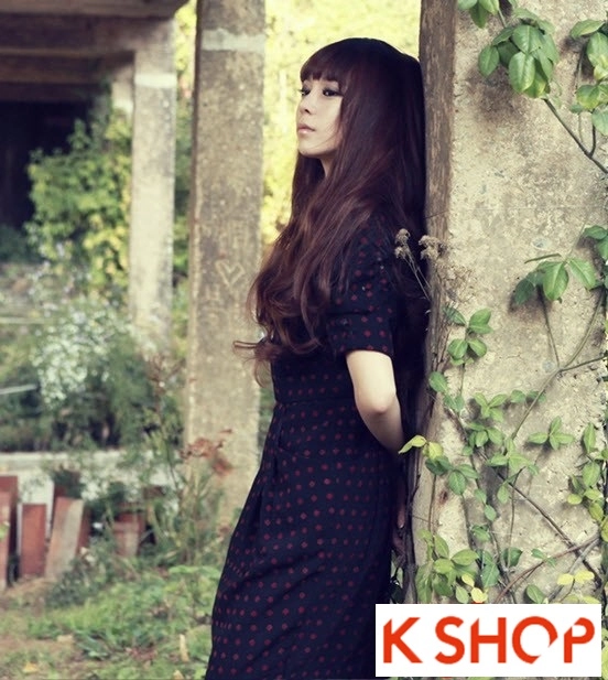 Kiểu tóc dài uốn xoăn đuôi nhẹ cho cô nàng quyến rũ 2017