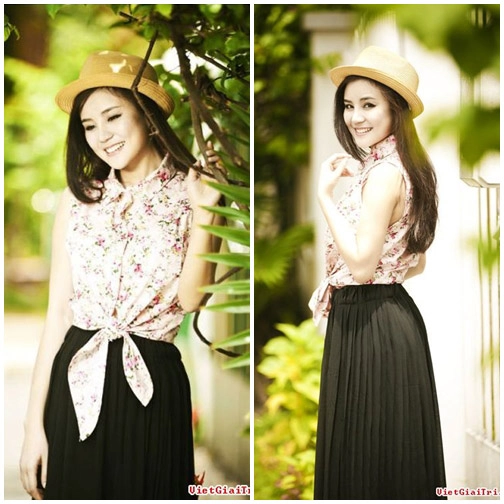 Mỹ tâm - tín đồ của sơ mi buộc vạt