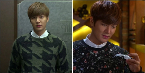 Ngắm mỹ nam the heirs lăng xê bộ đôi sơ mi-áo len