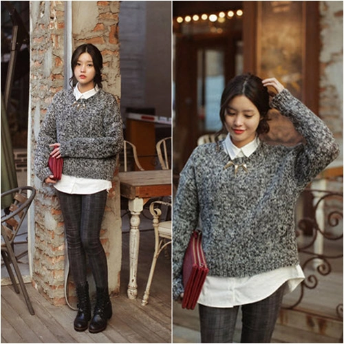 Ngắm mỹ nam the heirs lăng xê bộ đôi sơ mi-áo len