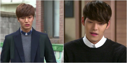 Ngắm mỹ nam the heirs lăng xê bộ đôi sơ mi-áo len