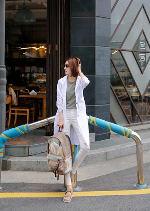 Sao việt rục rịch lăng xê mốt sơ mi siêu dài