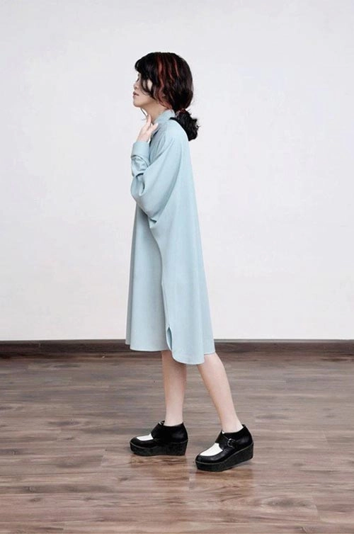 Thanh lịch và phóng khoáng cùng váy sơ mi như các fashionista