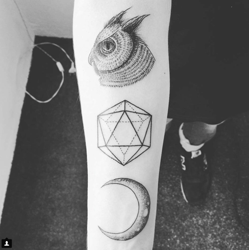 Gợi ý hình xăm chim cú tuyệt đẹp cho fan cuồng harry potter