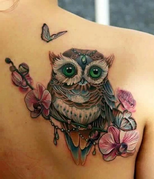 Gợi ý hình xăm chim cú tuyệt đẹp cho fan cuồng harry potter