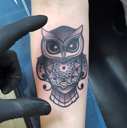 Gợi ý hình xăm chim cú tuyệt đẹp cho fan cuồng harry potter