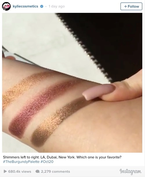 Kylie jenner làm các fans đứng ngồi không yên với bảng mắt mới
