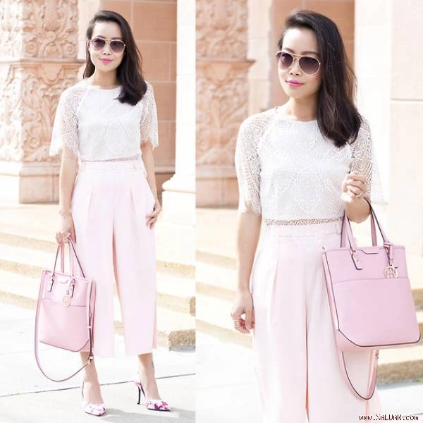 Quần culottes nữ đẹp quyến rũ cô nàng công sở 2017