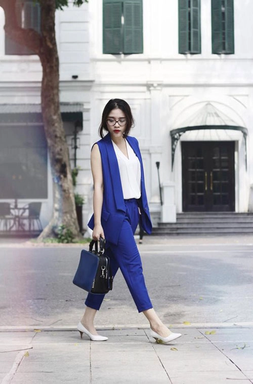 Quần vải ống rộng sành điệu cho nàng công sở