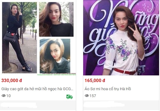 Váy áo giá rẻ của hồ ngọc hà khiến chị em phát sốt