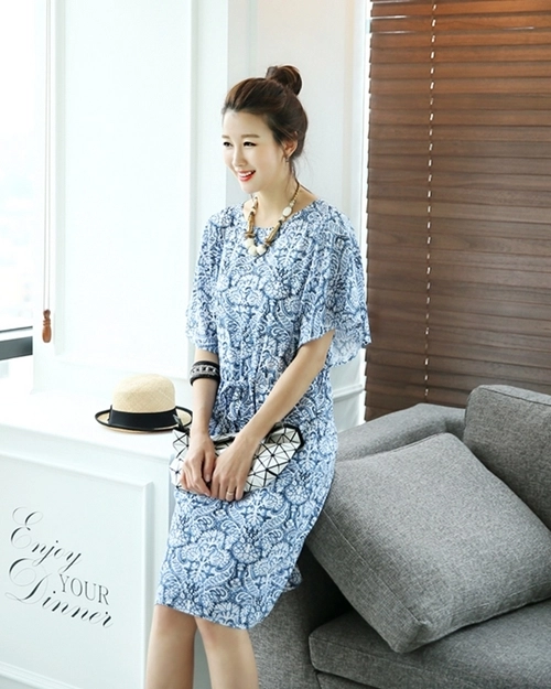 Váy đầm liền thân hàn quốc duyên dáng cho bạn gái công sở