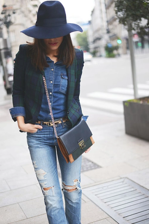 Bí kíp mặc jeans chuẩn mực tới công sở