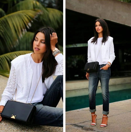 Bí kíp mặc jeans chuẩn mực tới công sở