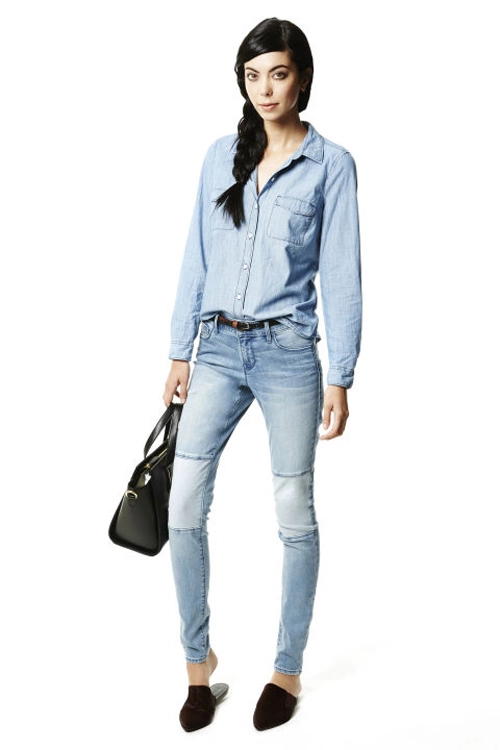 Bí quyết mặc denim tuyệt đẹp cho nữ công sở ngày nắng hanh