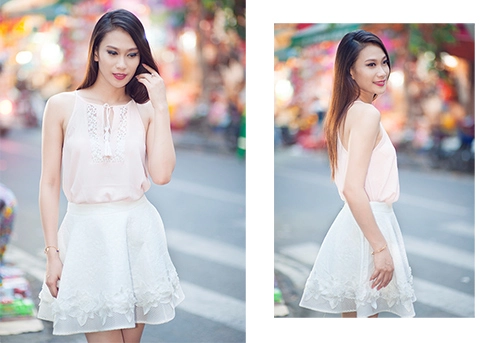Bí quyết mặc màu pastel điệu mà không sến cho nữ công sở